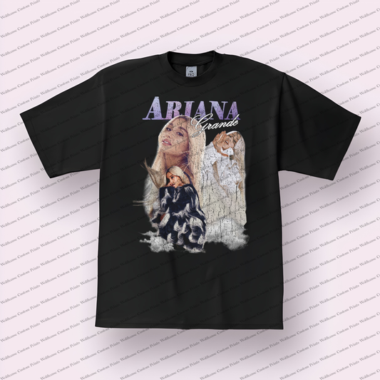 Ariana Grande Distressed Graphic Tee