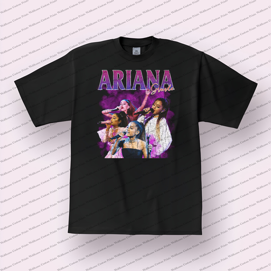 Ariana Grande Distressed Graphic Tee