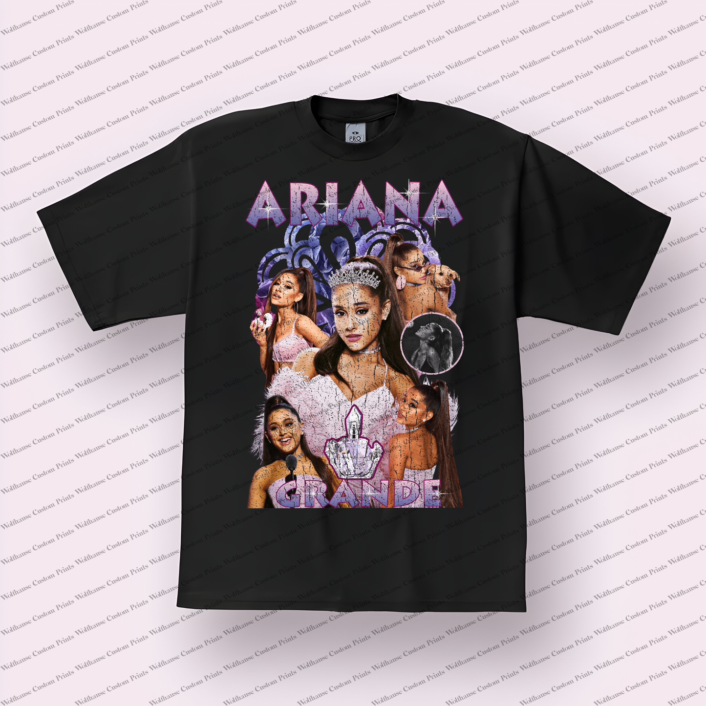 Ariana Grande Distressed Graphic Tee