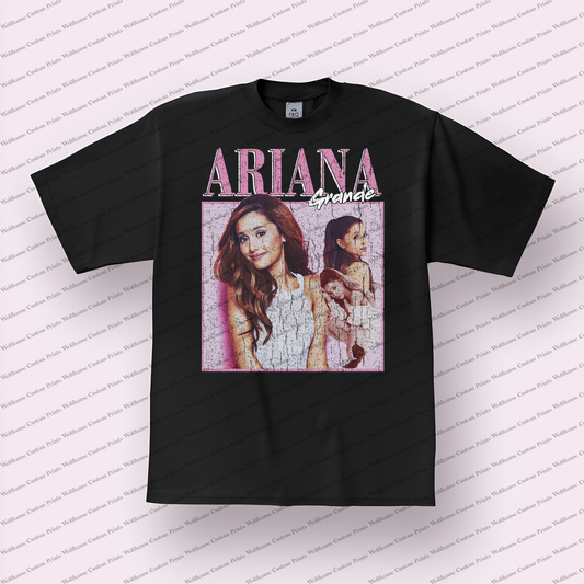 Ariana Grande Distressed Graphic Tee