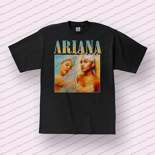 Ariana Grande Distressed Graphic Tee