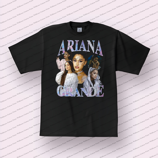 Ariana Grande Distressed Graphic Tee