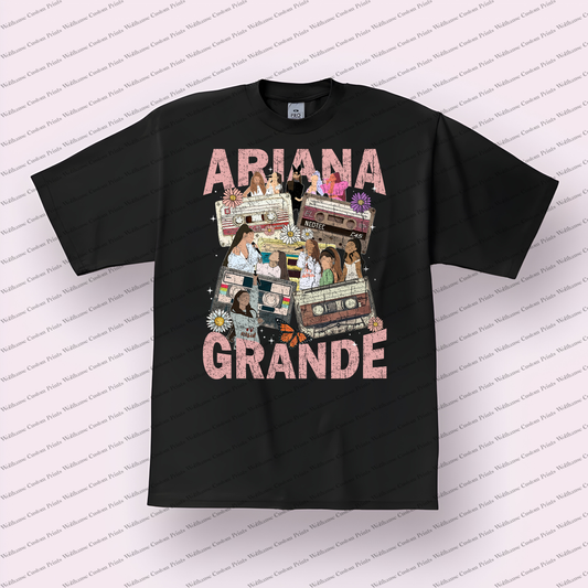 Ariana Grande Distressed Graphic Tee