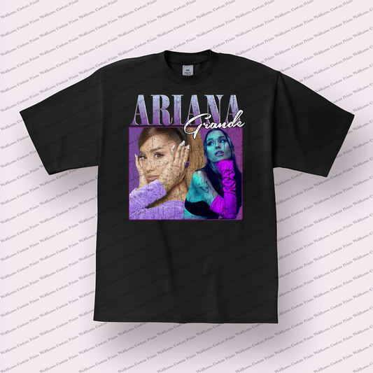 Ariana Grande Distressed Graphic Tee