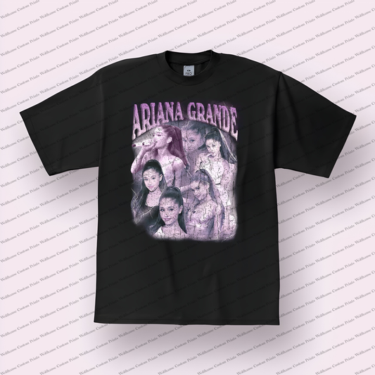 Ariana Grande Distressed Graphic Tee