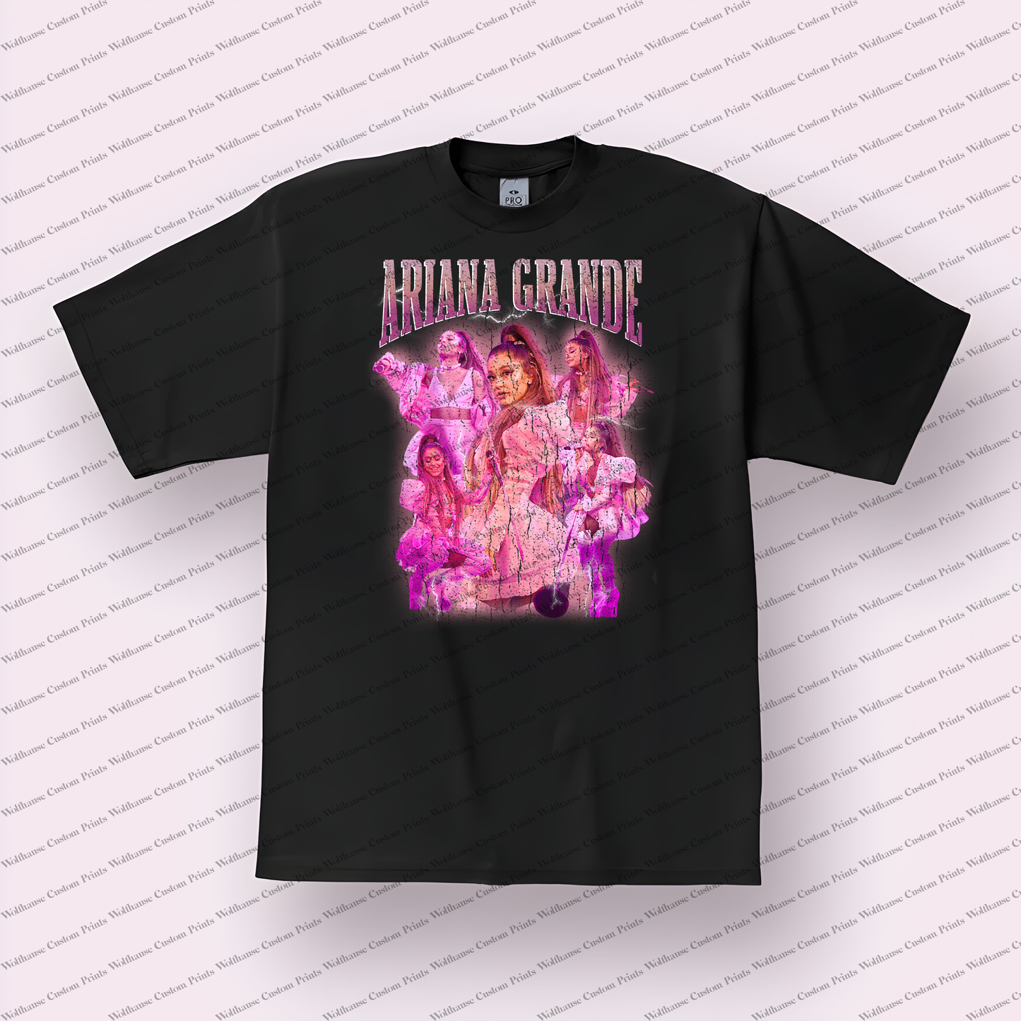 Ariana Grande Distressed Graphic Tee