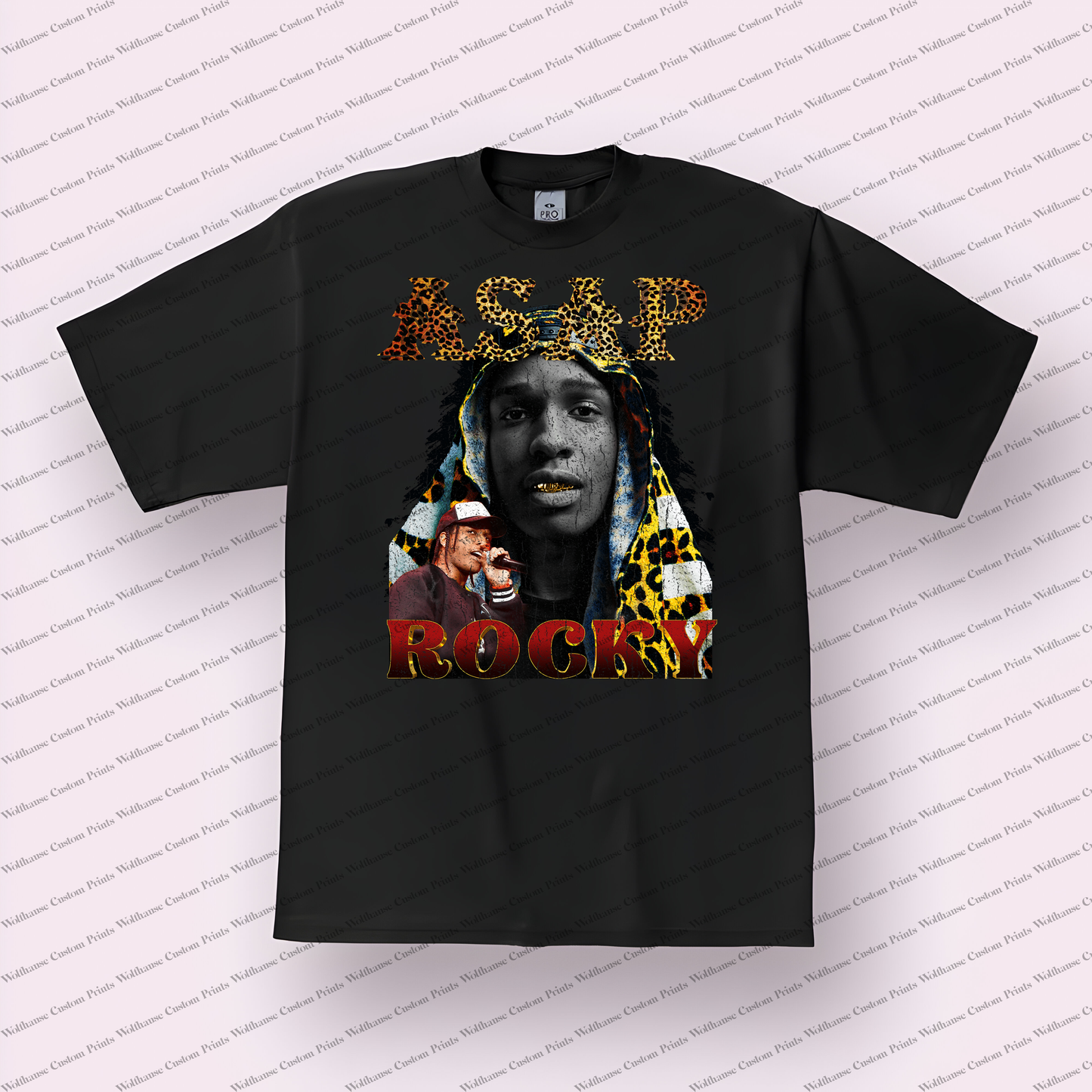 Asap Rocky Distressed Graphic Tee