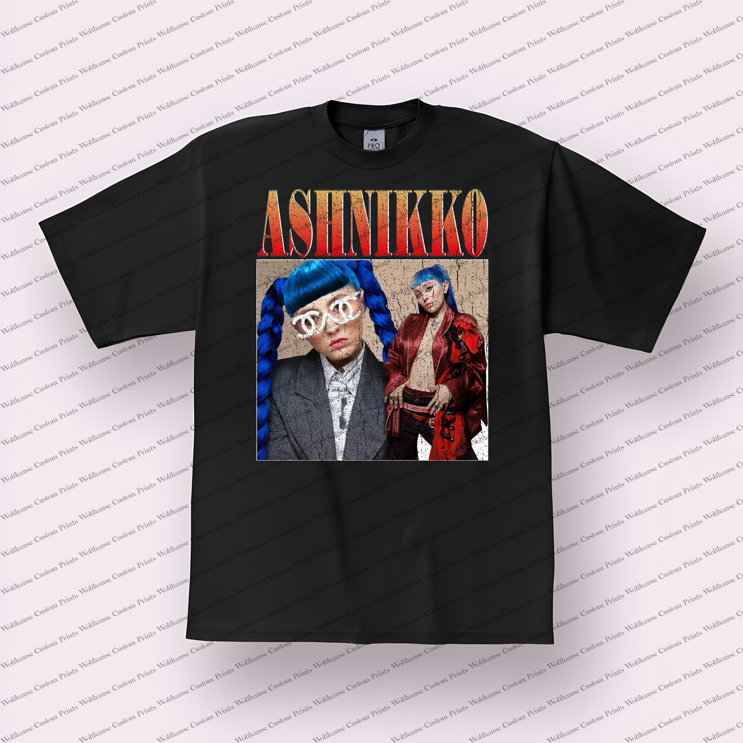 Ashnikko Distressed Graphic Tee