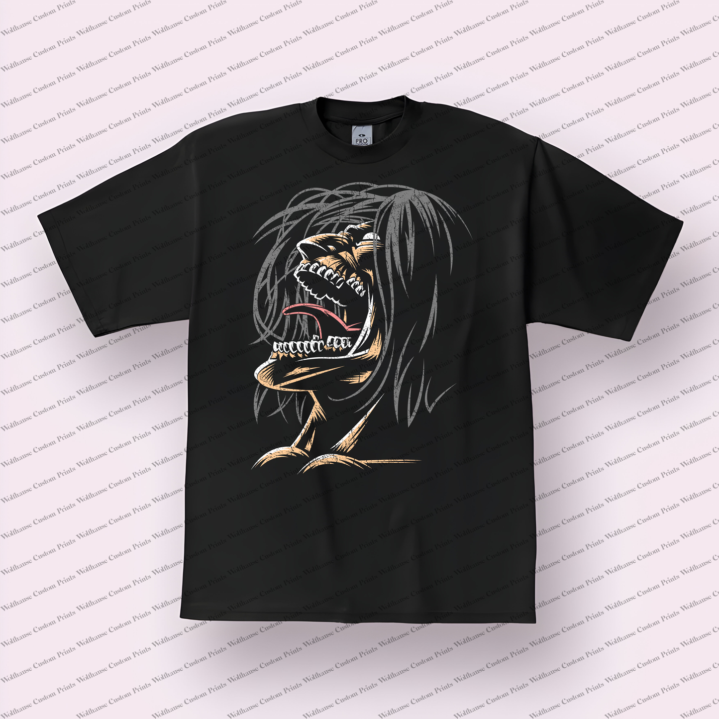 Attack on Titan Eren's Roar Distressed Graphic Tee