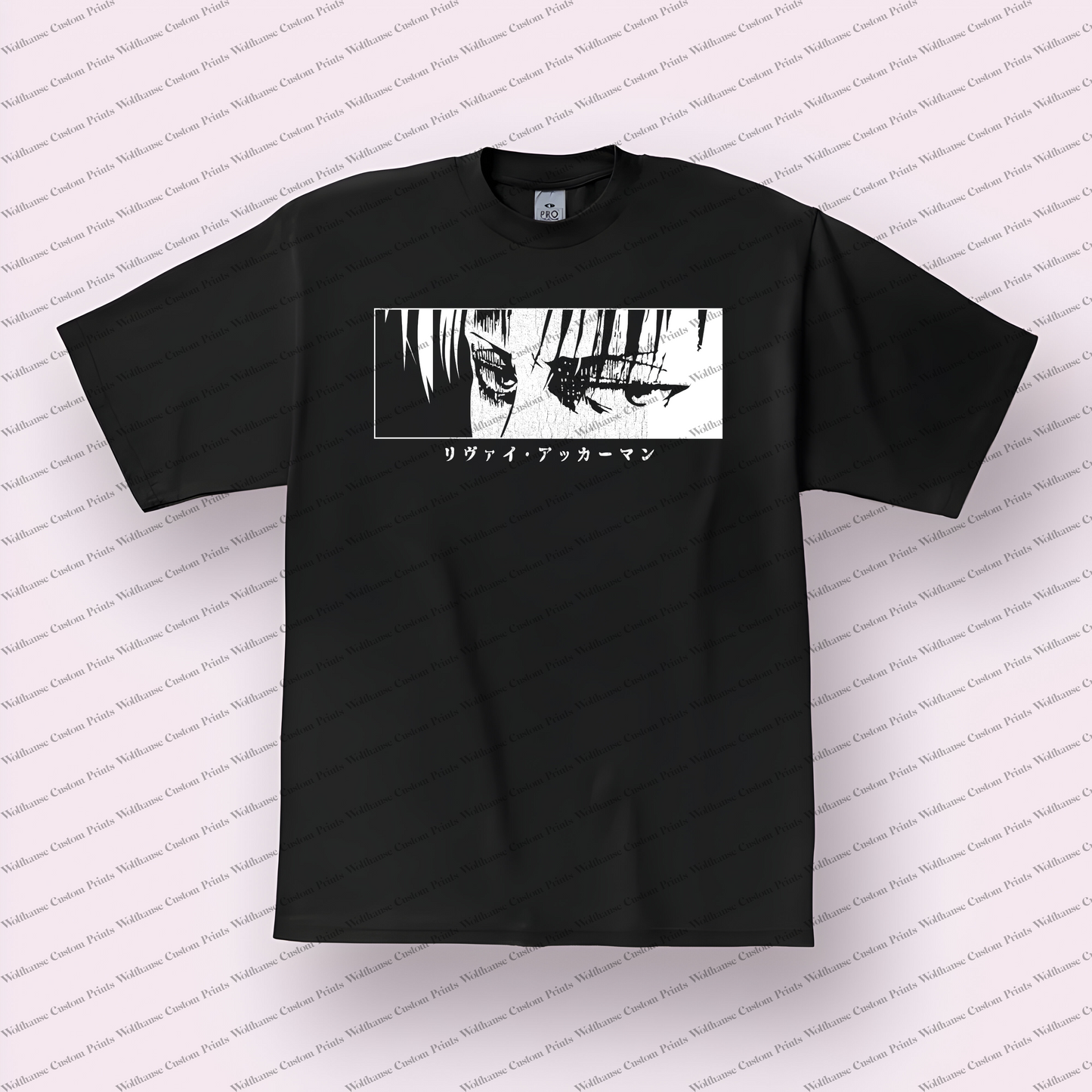 Attack on Titan Levi Ackerman Distressed Graphic Tee