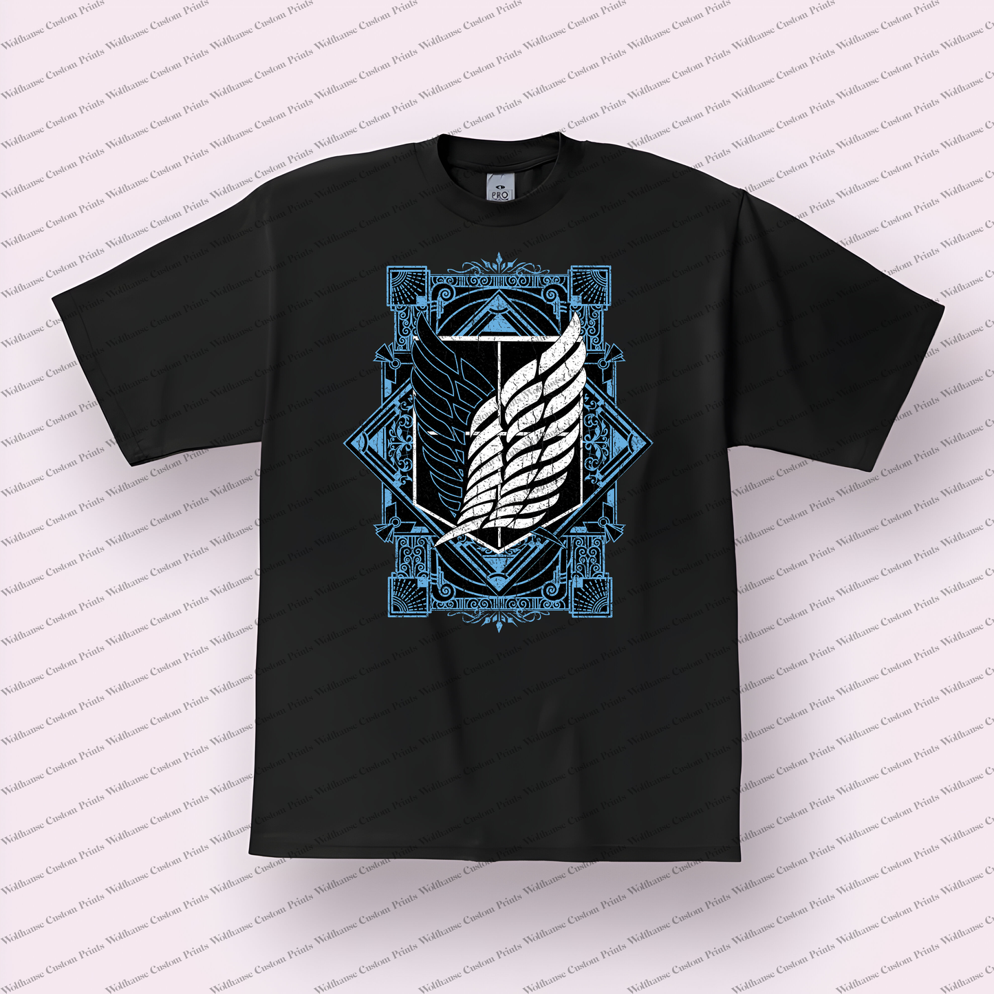 Attack on Titan Survey Corps Distressed Graphic Tee