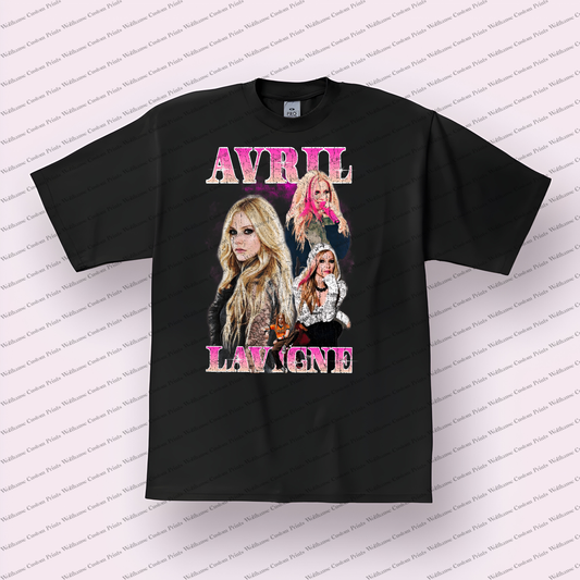 Avril Lavigne Distressed Graphic Tee
