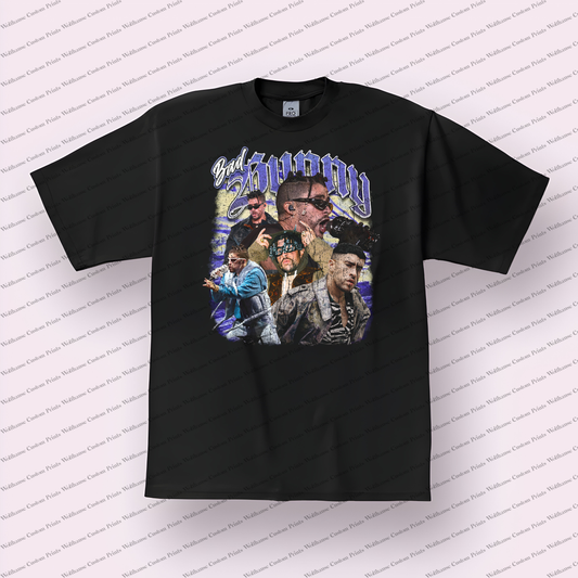 Bad Bunny Distressed Graphic Tee
