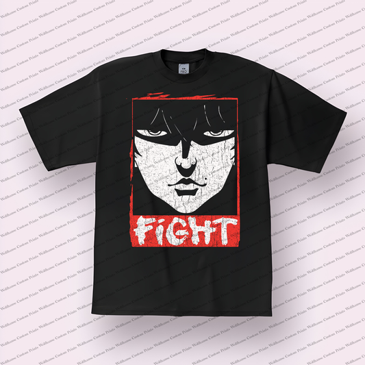 Baki the Grappler Baki Hanma Fight Distressed Graphic Tee