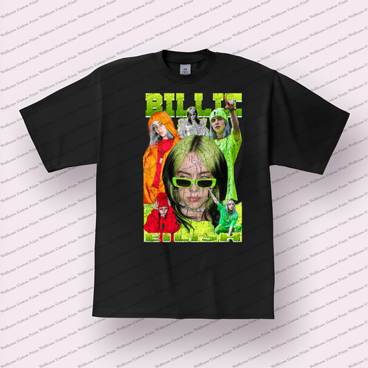 Billie Eilish Distressed Graphic Tee