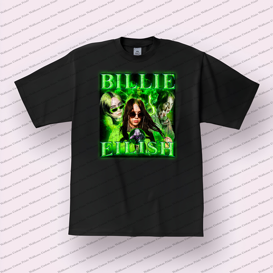Billie Eilish Distressed Graphic Tee
