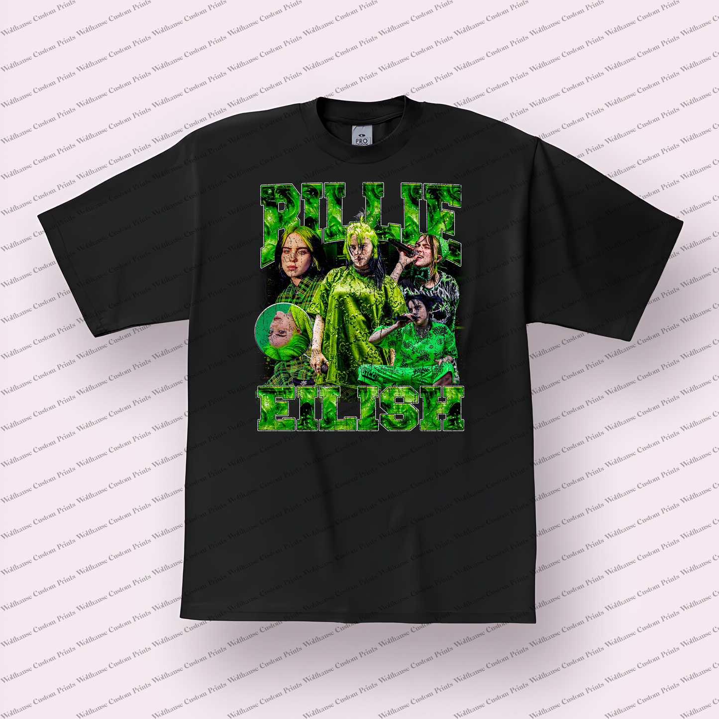 Billie Eilish Distressed Graphic Tee