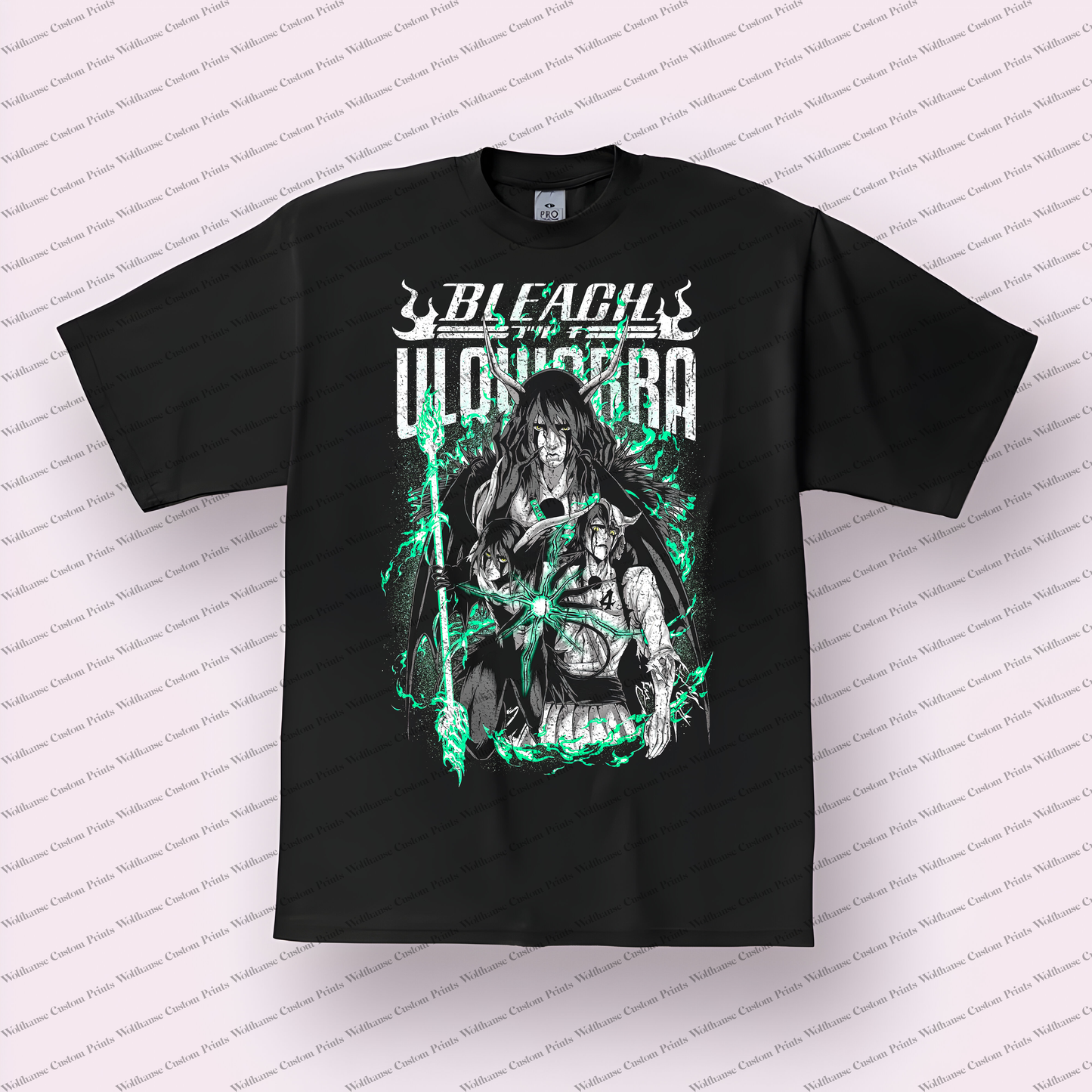 Bleach Ulquiorra Cifer the 4th Espada Distressed Graphic Tee