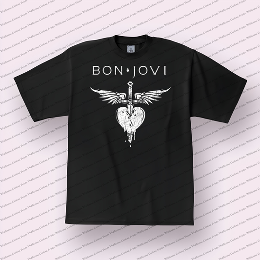 Bon Jovi Distressed Graphic Tee