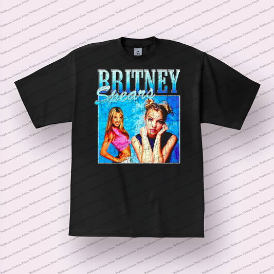 Britney Spears Distressed Graphic Tee