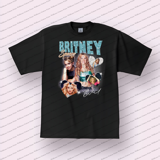 Britney Spears Distressed Graphic Tee
