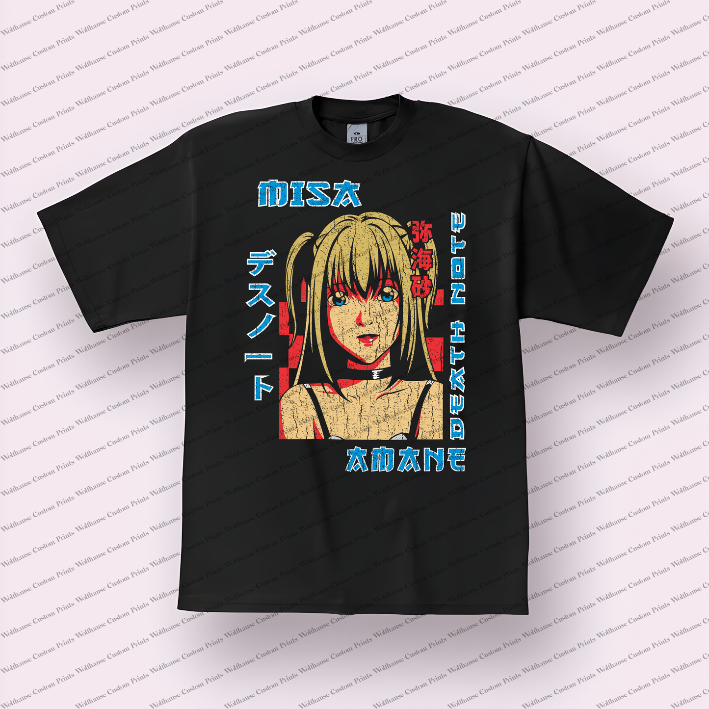 Death Note Misa Amane Distressed Graphic Tee