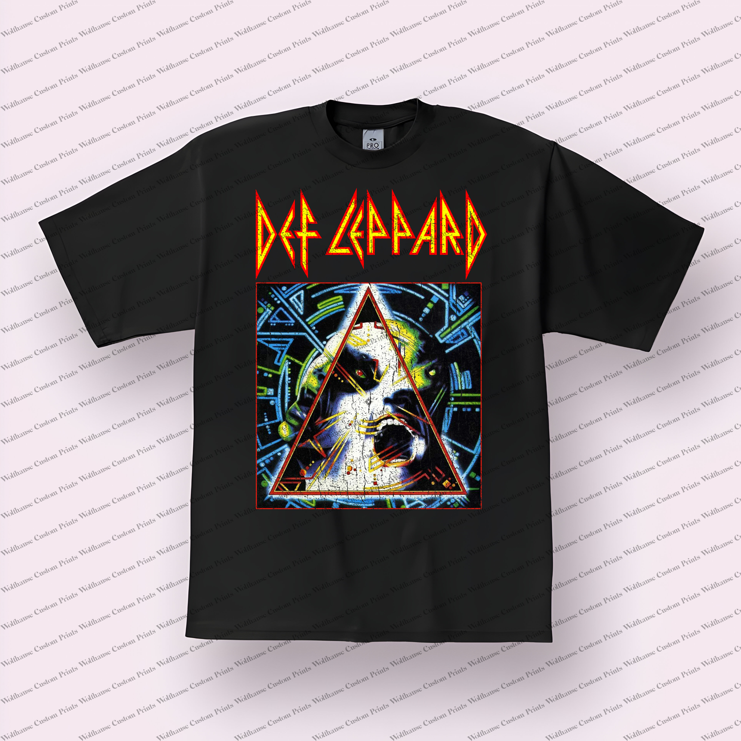 Def Leppard Distressed Graphic Tee