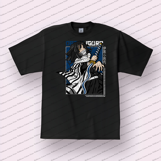 Demon Slayer Distressed Design Graphic Tee