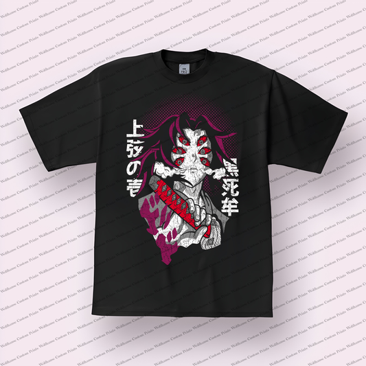 Demon Slayer Distressed Design Graphic Tee