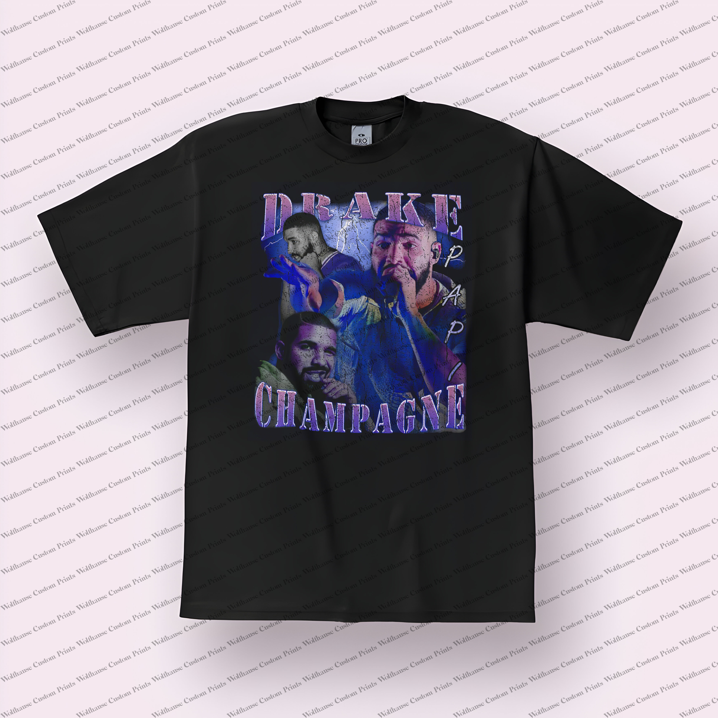 Drake Distressed Graphic Tee