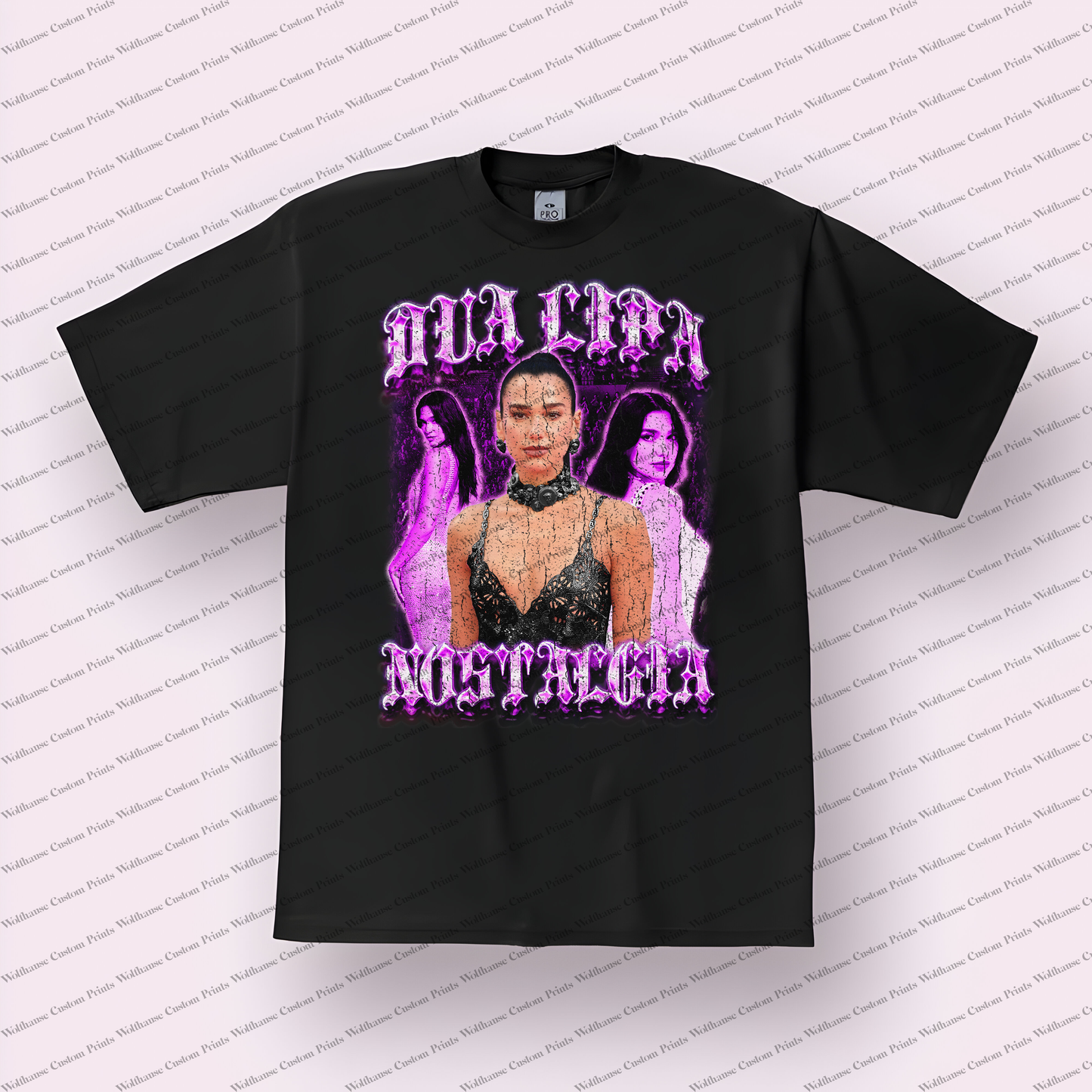 Dua Lipa Distressed Graphic Tee