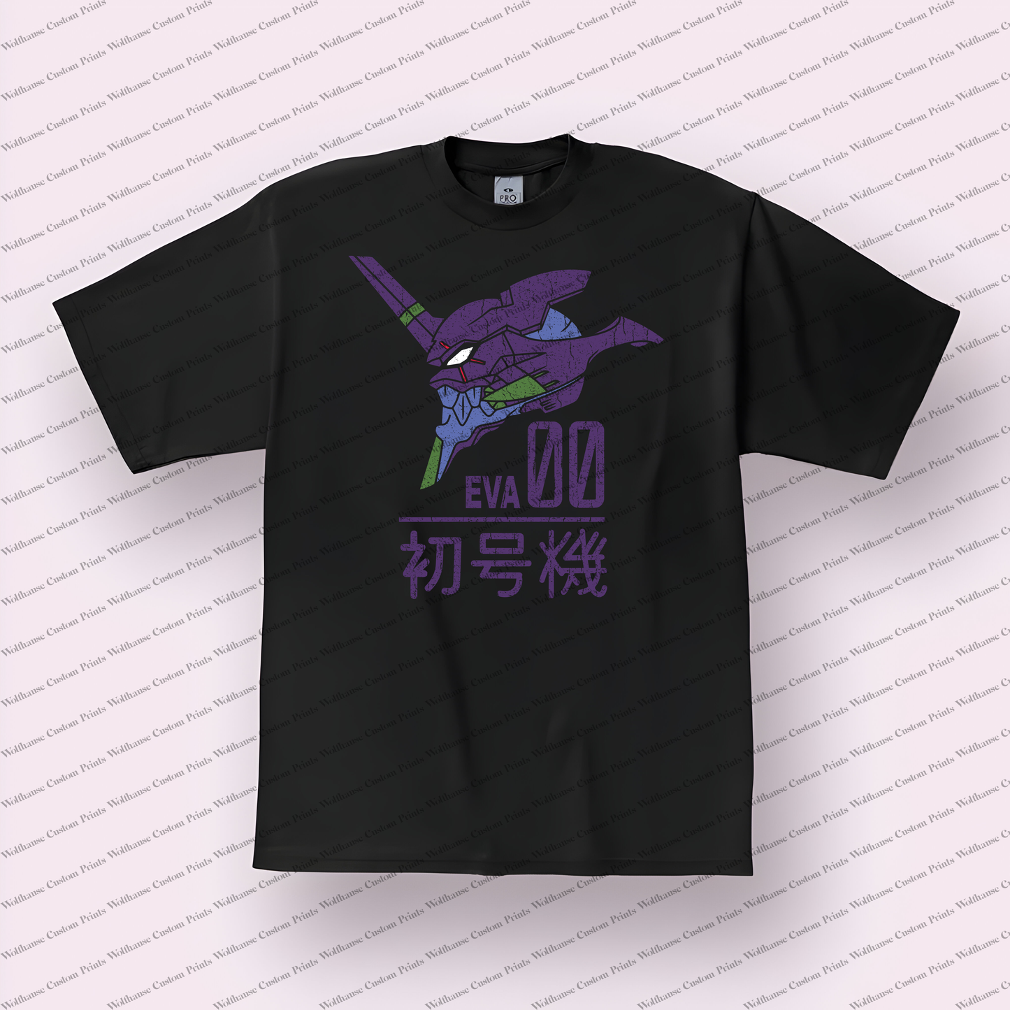 Evangelion Distressed Design Graphic Tee