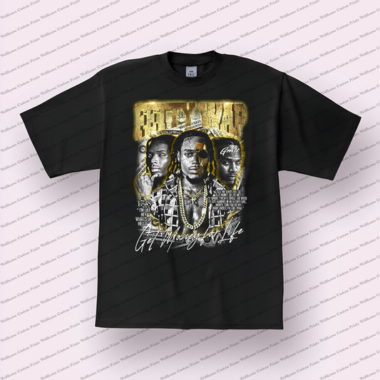 Fetty Wap Distressed Graphic Tee