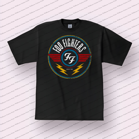 Foo Fighters Distressed Graphic Tee
