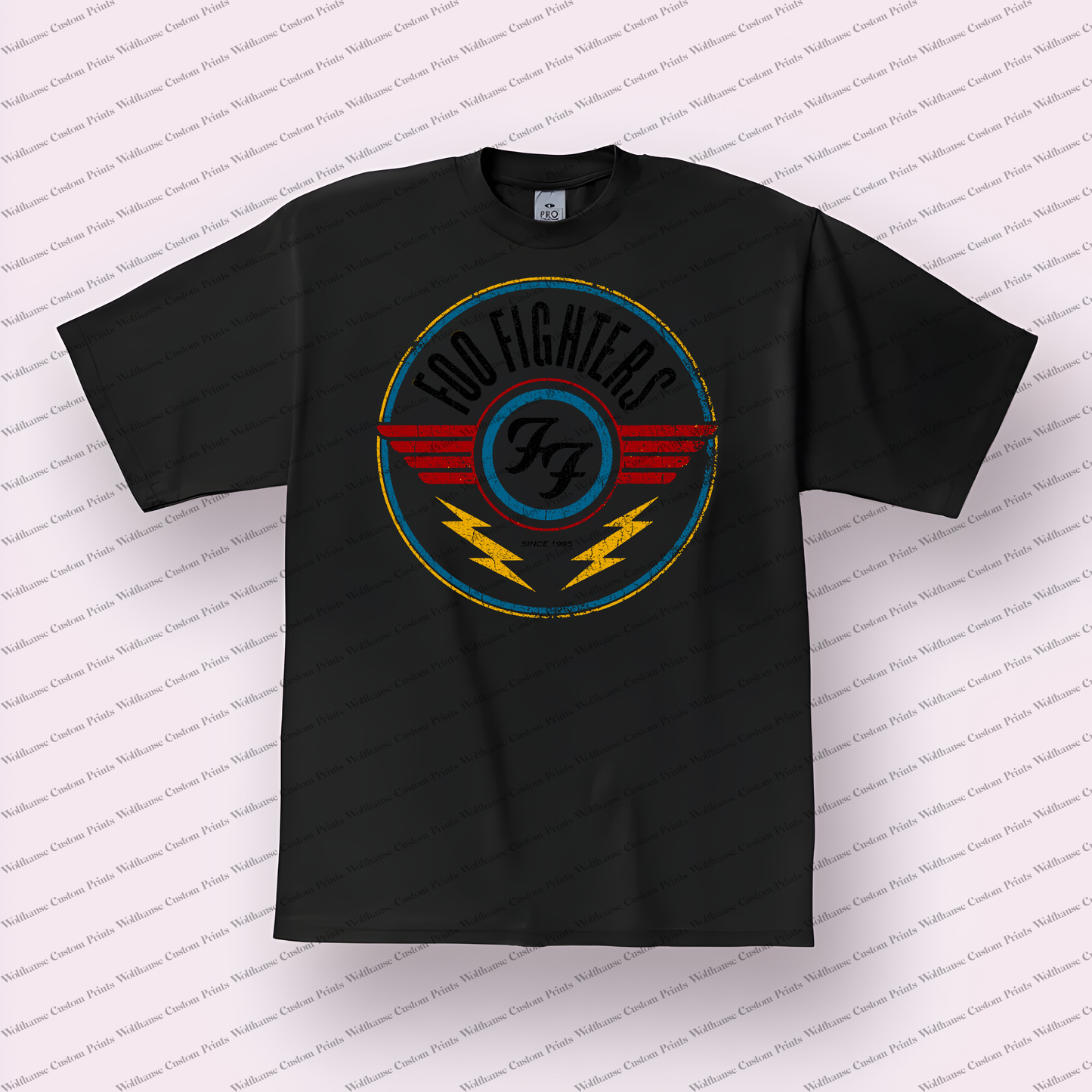 Foo Fighters Distressed Graphic Tee