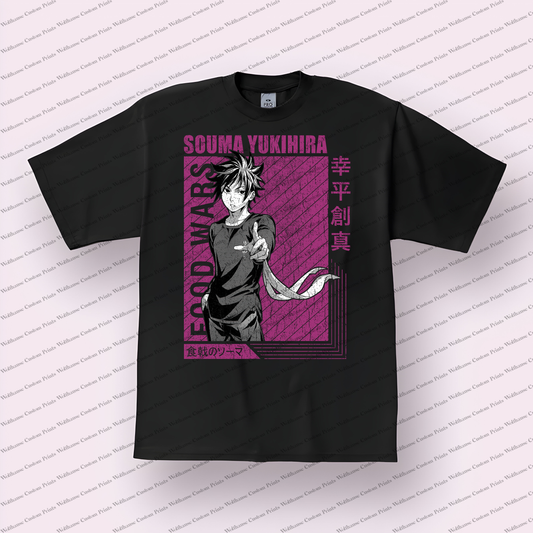 Food Wars Distressed Design Graphic Tee