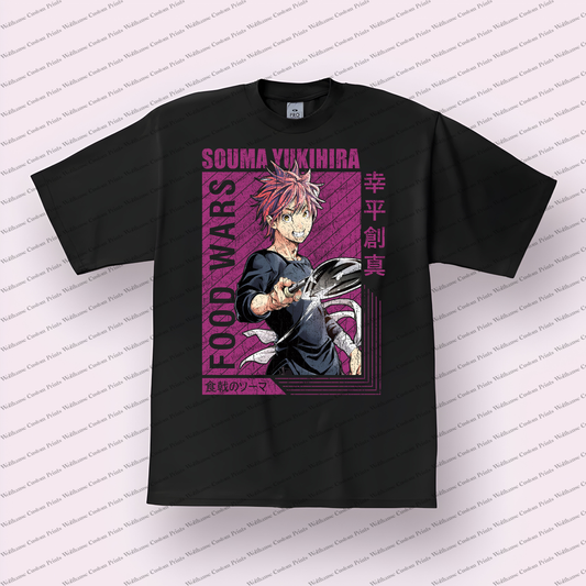 Food Wars Distressed Design Graphic Tee