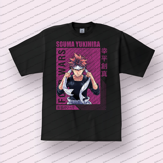 Food Wars Distressed Design Graphic Tee