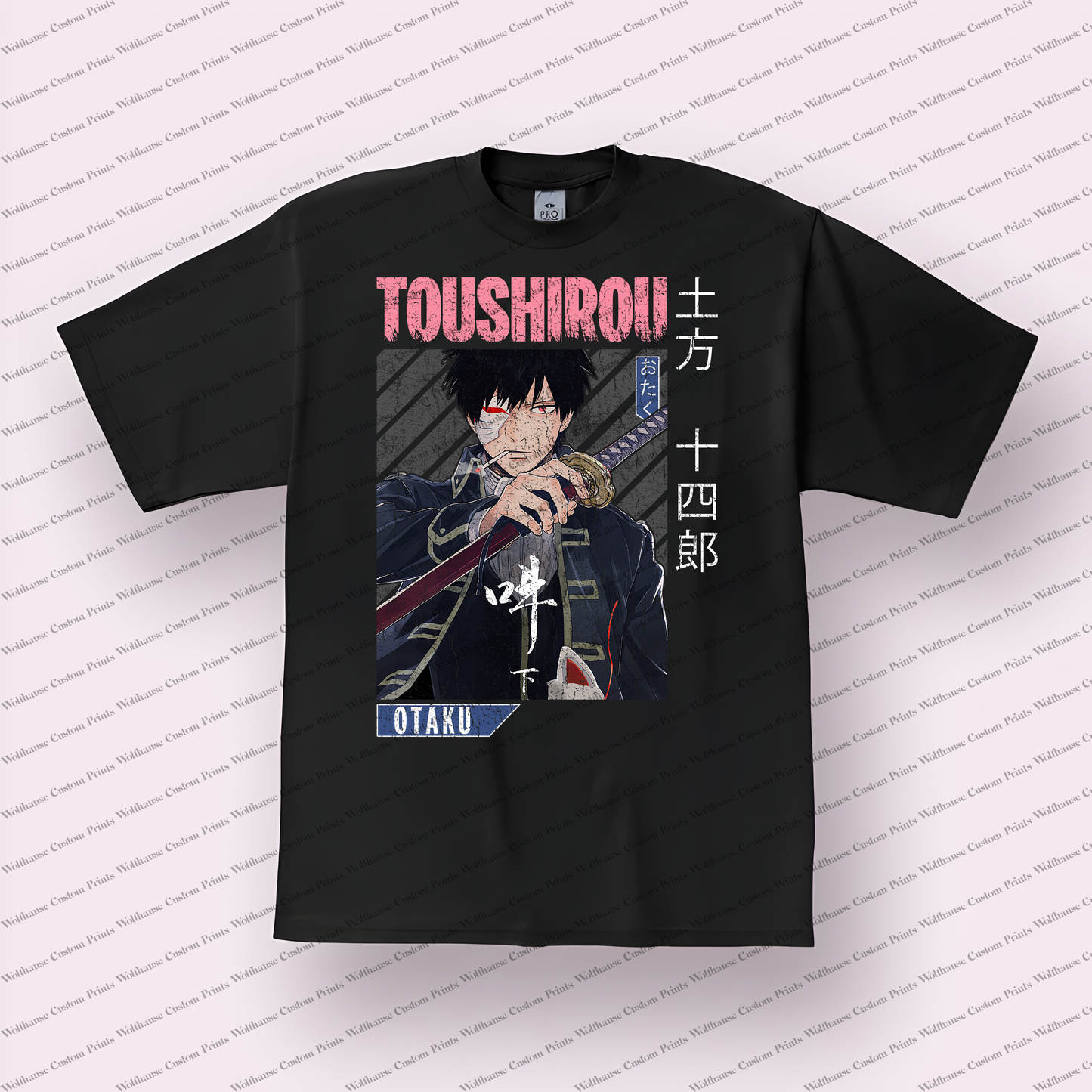 Gin-Tama Distressed Design Graphic Tee