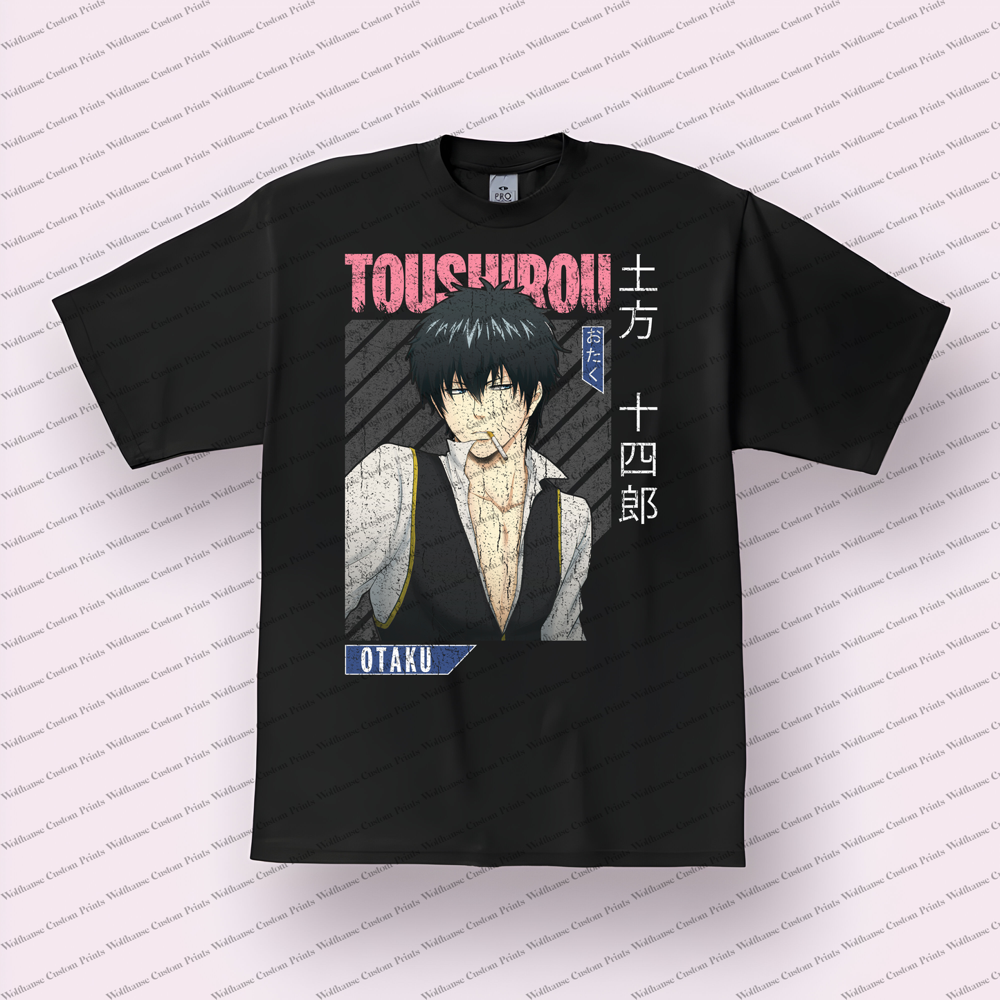 Gin-Tama Distressed Design Graphic Tee