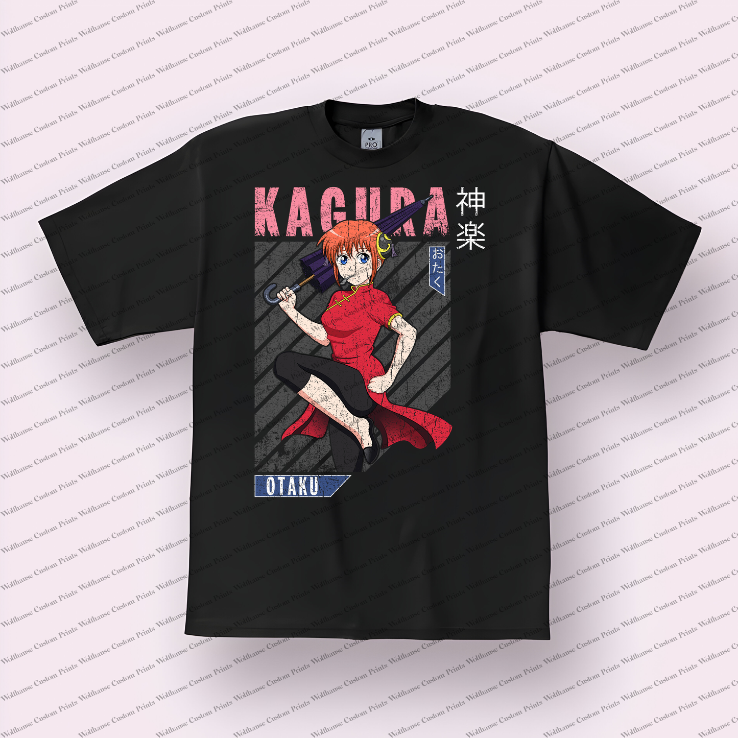 Gin-Tama Distressed Design Graphic Tee