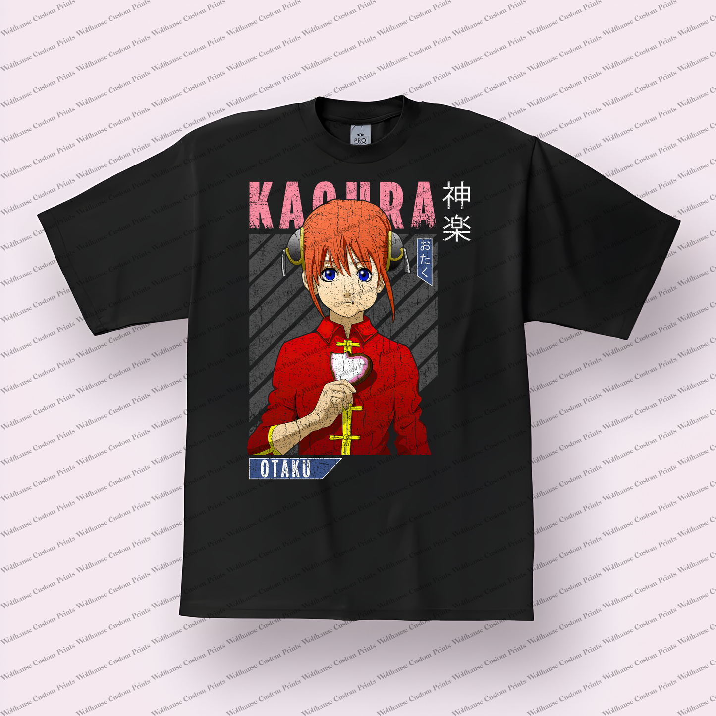 Gin-Tama Distressed Design Graphic Tee