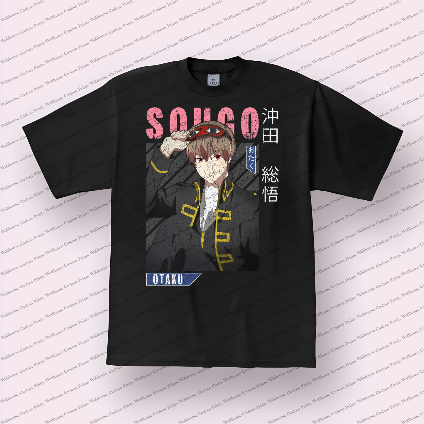 Gin-Tama Distressed Design Graphic Tee