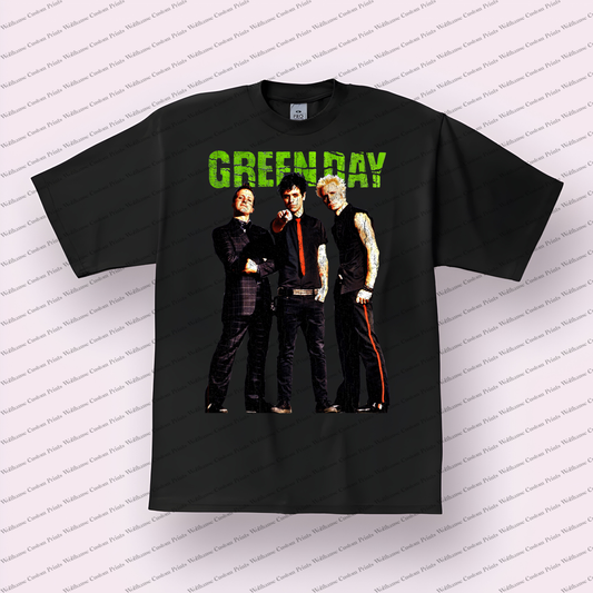 Greenday Distressed Graphic Tee