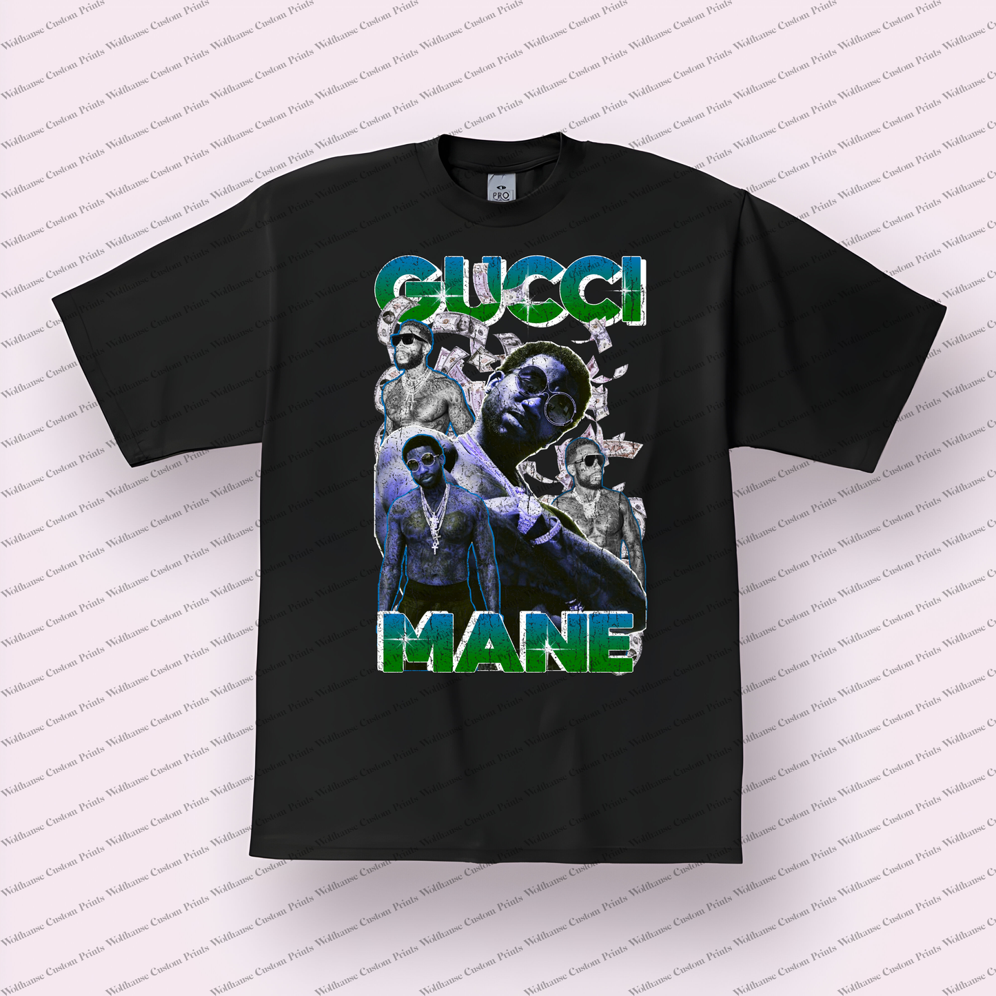 Gucci Mane Distressed Graphic Tee