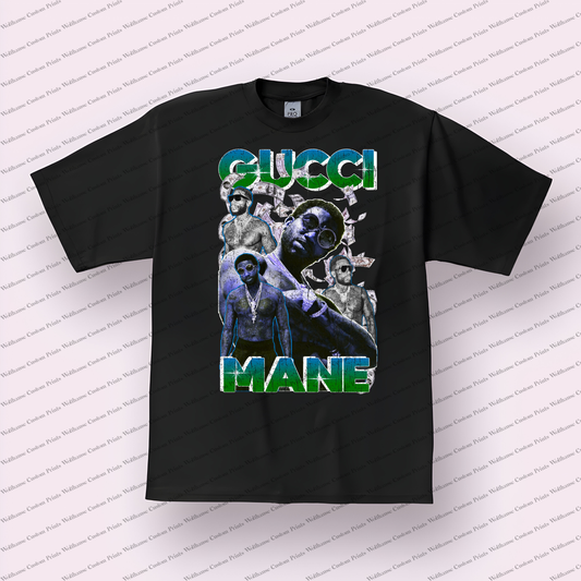 Gucci Mane Distressed Graphic Tee