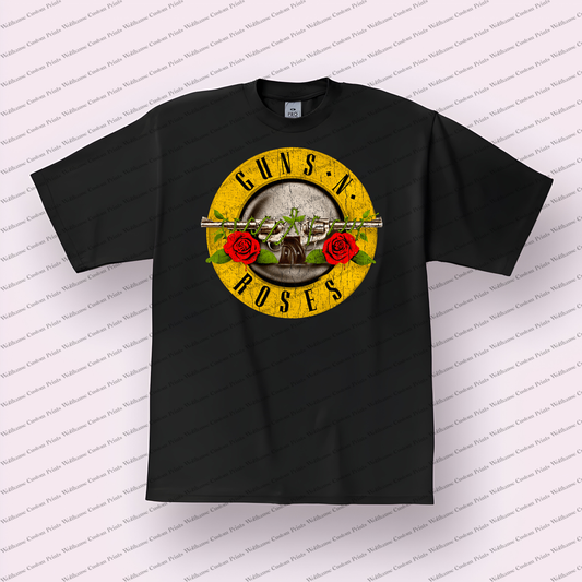 Guns N Roses Distressed Graphic Tee