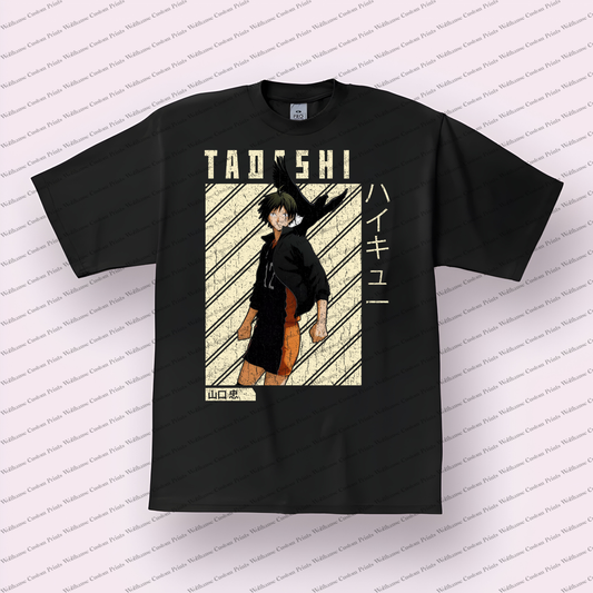 Haikyuu Distressed Design Graphic Tee