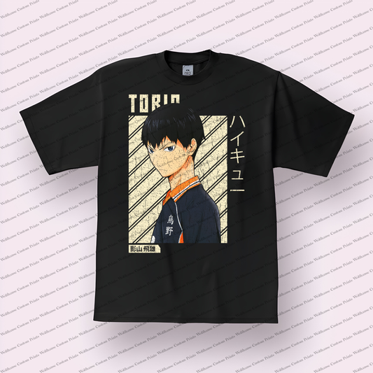 Haikyuu Distressed Design Graphic Tee
