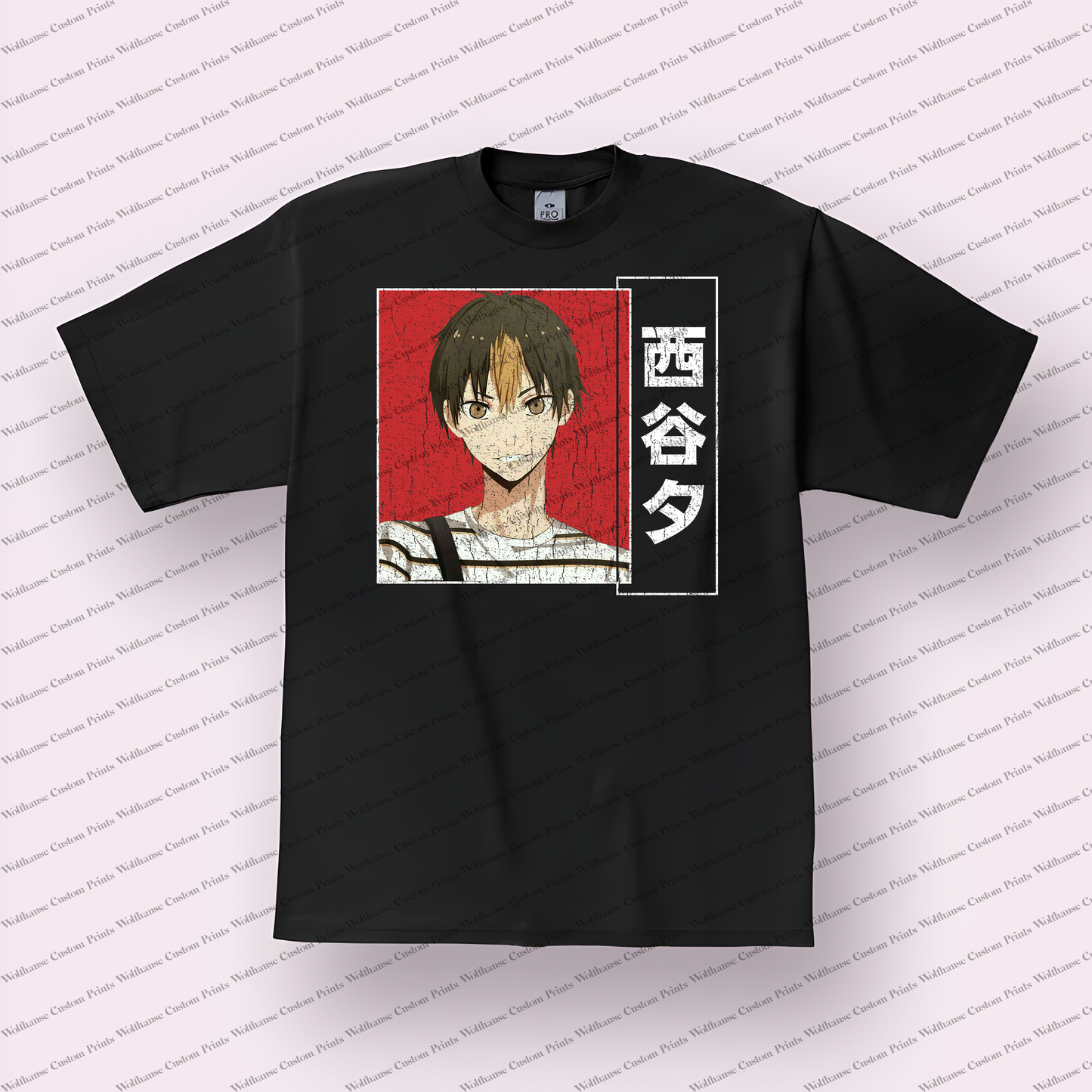 Haikyuu Distressed Design Graphic Tee